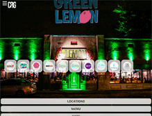 Tablet Screenshot of eatgreenlemon.com